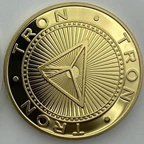 במה שאנו סומכים על מטבע וירטואלי cryptocurrency | מטבע אמנות מצופה זהב מטבע אוסף ביטקוין מזל מטבע מטבע עם קופסת פלסטיק